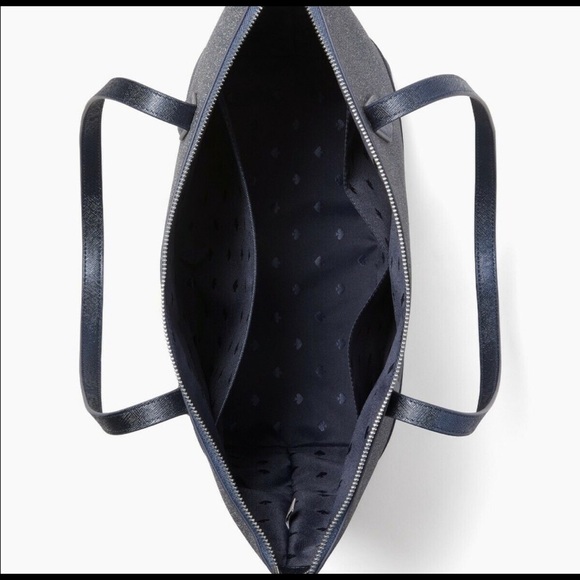 KATE SPADE LOLA GLITTER LARGE TOTE 4PC SET NWT - Picture 12 of 12